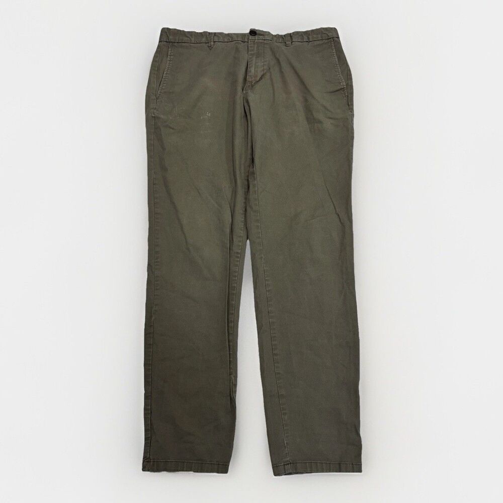 Zara Pants Mens Size 34x30 Green Trousers
